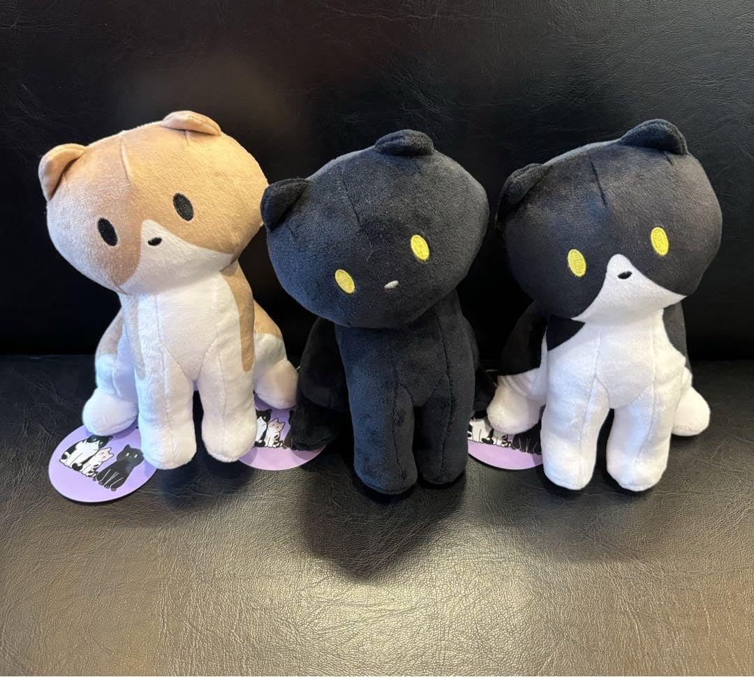 Amazon.co.jp: 黒猫ろんと暮らしたら ぬいぐるみ 3種セット ラウンド