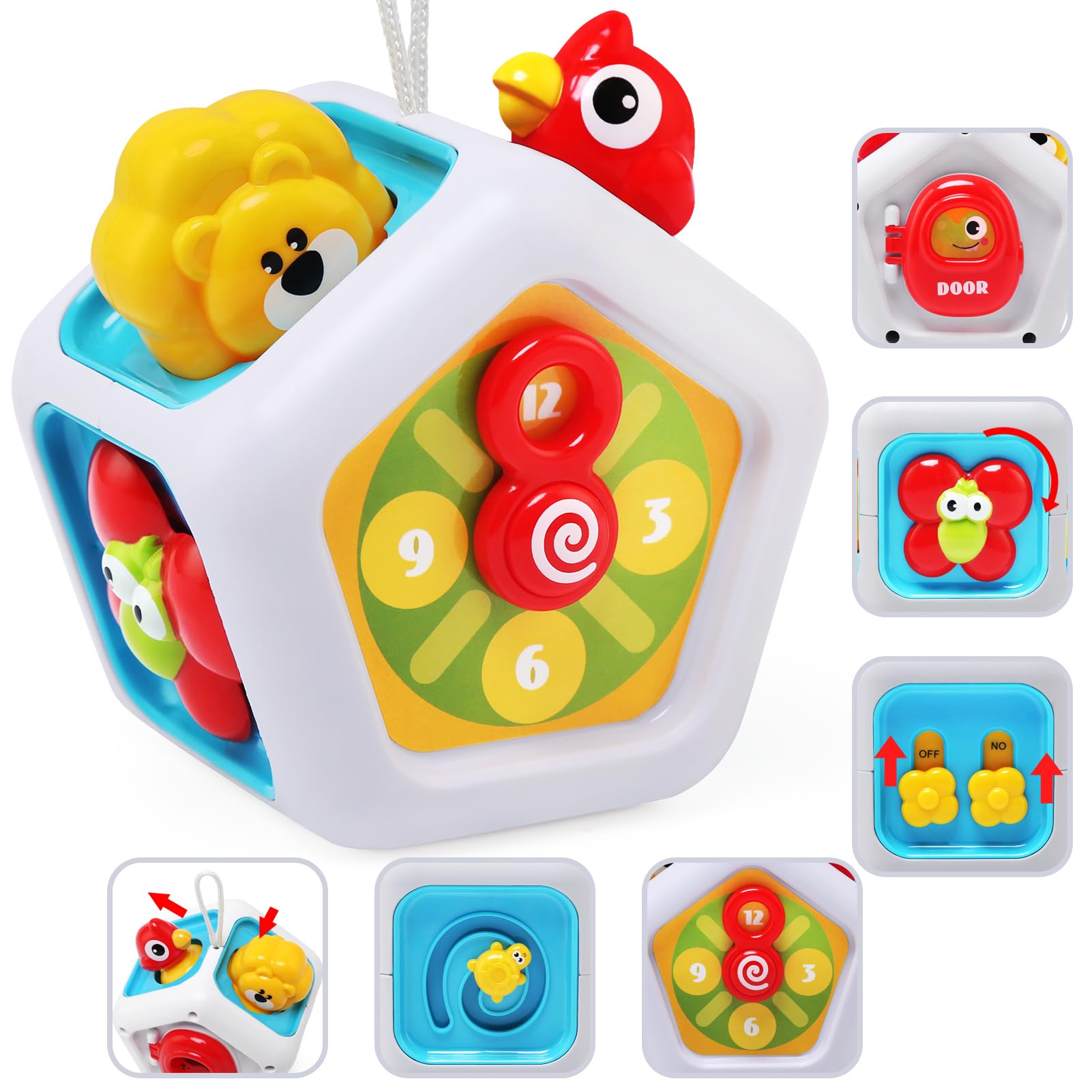 VoMii Giocattoli per bambini a partire da 1 anno, giocattolo Montessori, giocattolo educativo per attività motorie, regalo per bambini 12-24 mesi
