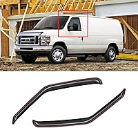 Vista 39 de Visera de ventana para Jeep Cherokee 1984-2001 (Excluye Modelo Limited), Protectores Guards Shields de lluvia de canal exterior, Deflector