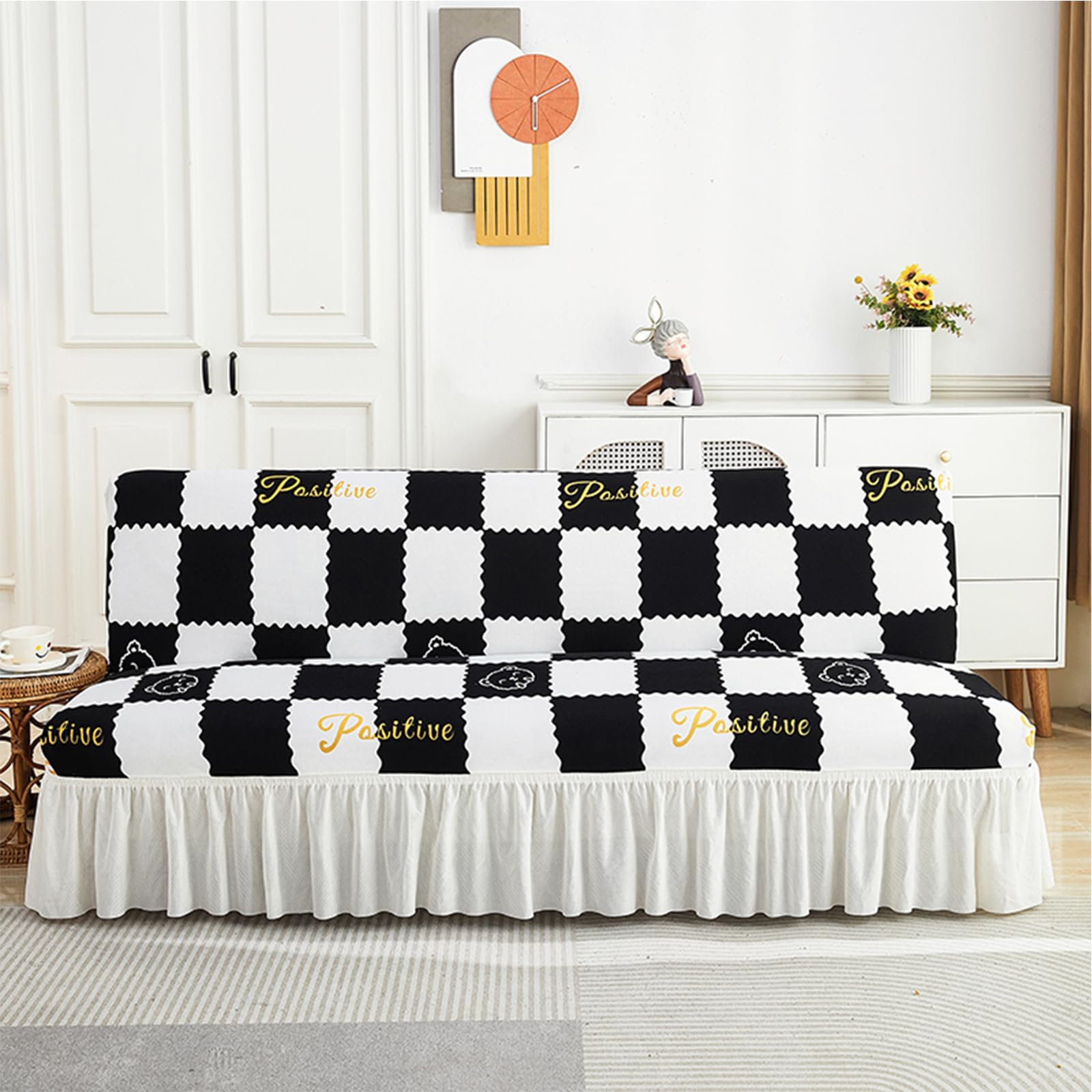 Housse de canapé futon imprimée extensible pour sublimer votre salon