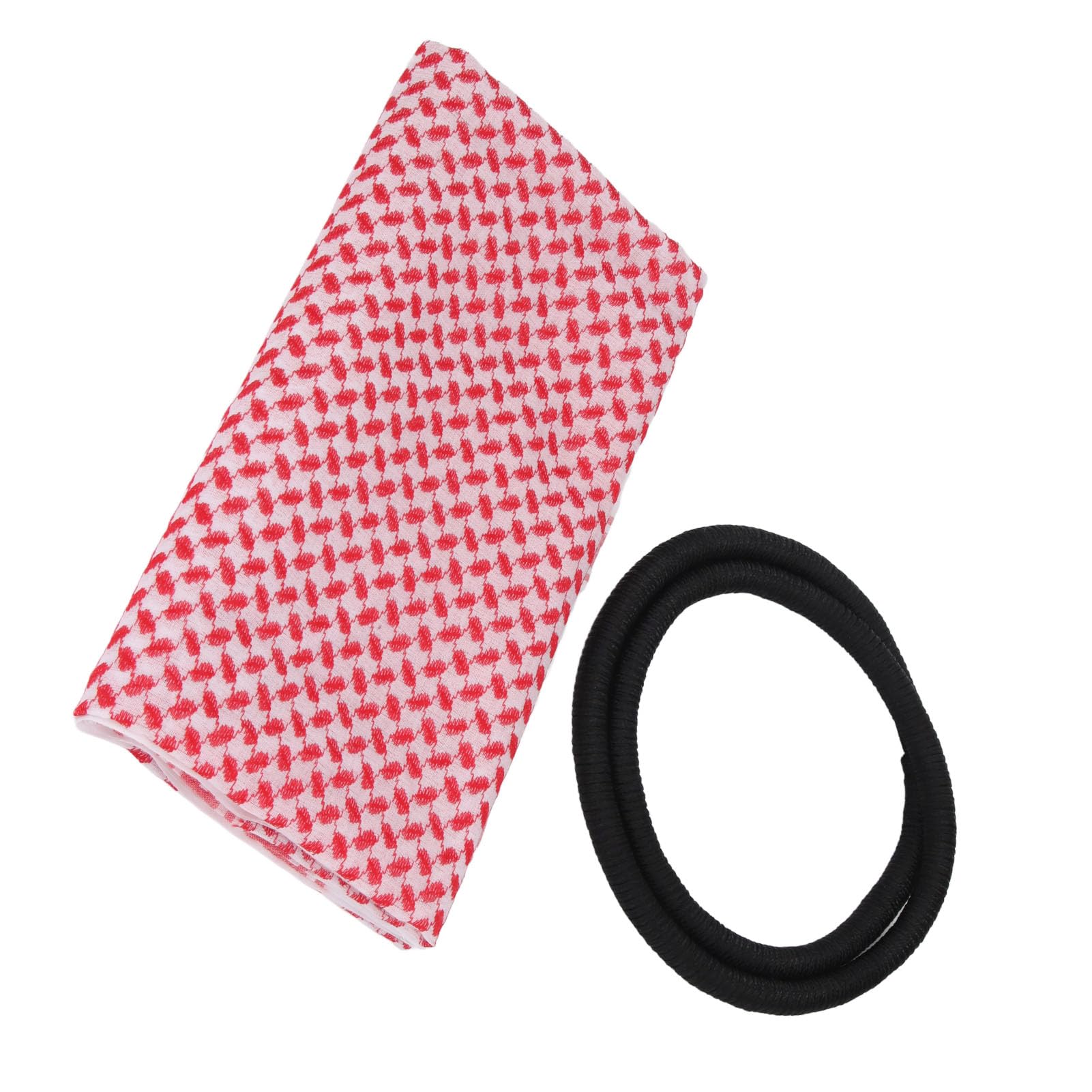 Muslim Head Scarf, Soft Breathable Arabia Men Headscarf Black Headband for Daily Wear Formal Events