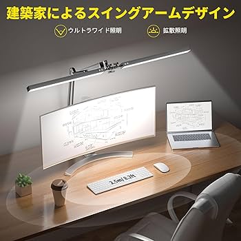 Amazon.co.jp: CHICLEW デスクライト LED 24W スタンドライト