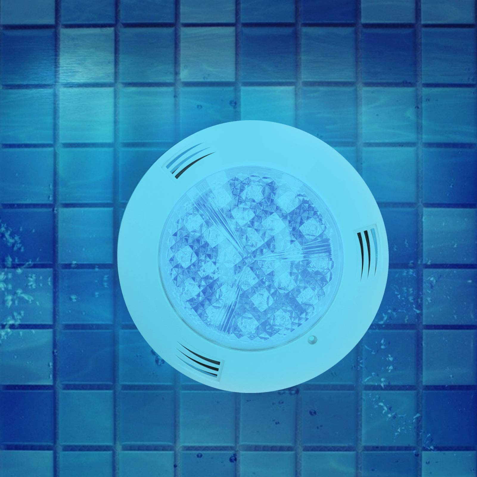 Lampada subacquea RGB per piscina 24LED con telecomando a 12 tasti IP68 impermeabile 24W AC12V