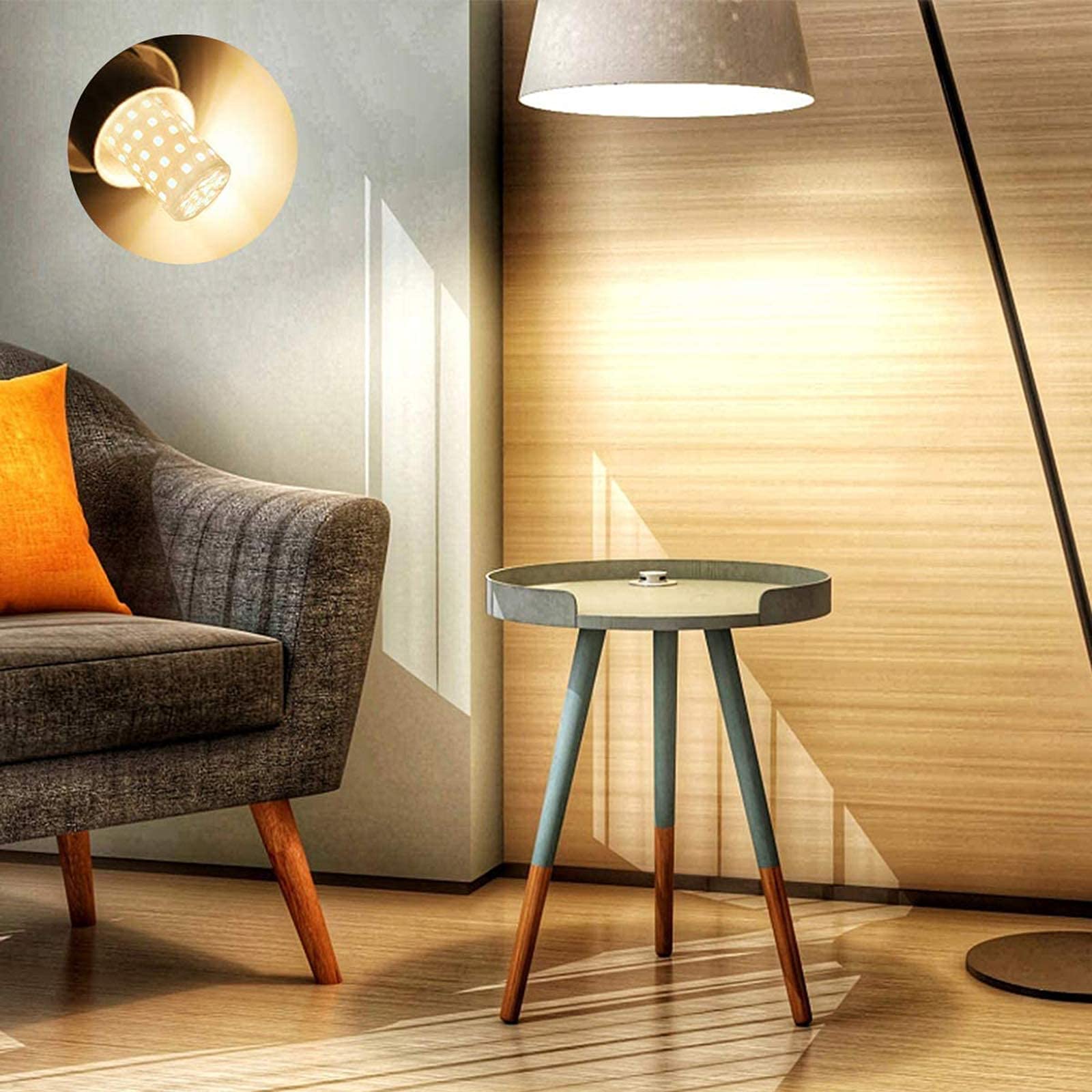 Bombillas LED E27,luz blanca cálida,12 W,1320 lúmenes,equivalente a bombilla incandescente de 120 W,CA 110 V/230 V,ángulo de haz de 360°,lámpara LED de maíz para candelabros,luces de pared,lámpara de