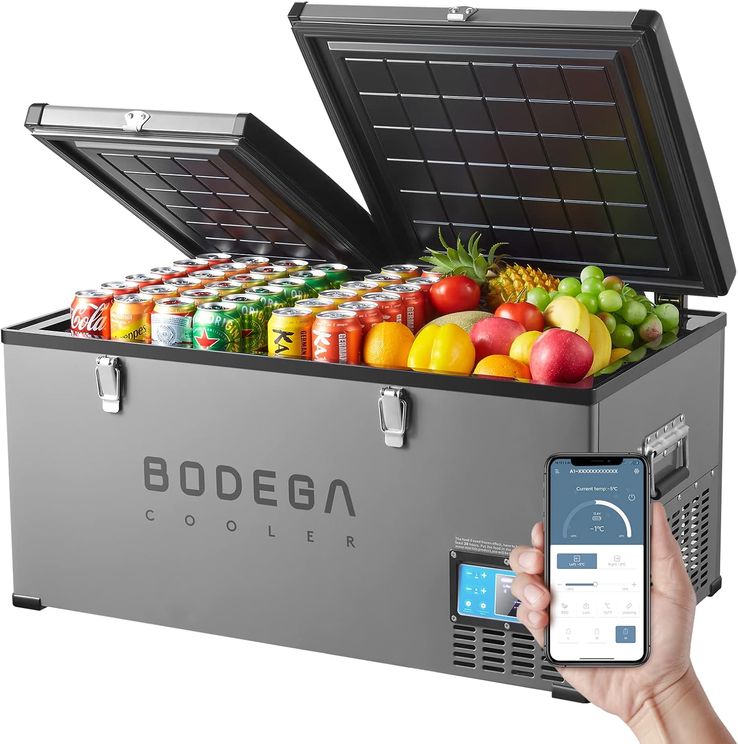BODEGACOOLER 12 Volt Car Refrigerator, Portable Freezer