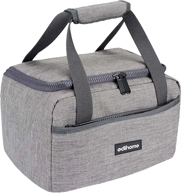 Sac Isotherme Lunch Box 8L Gris - Garde-Manger Portable pour Travail et Voyage