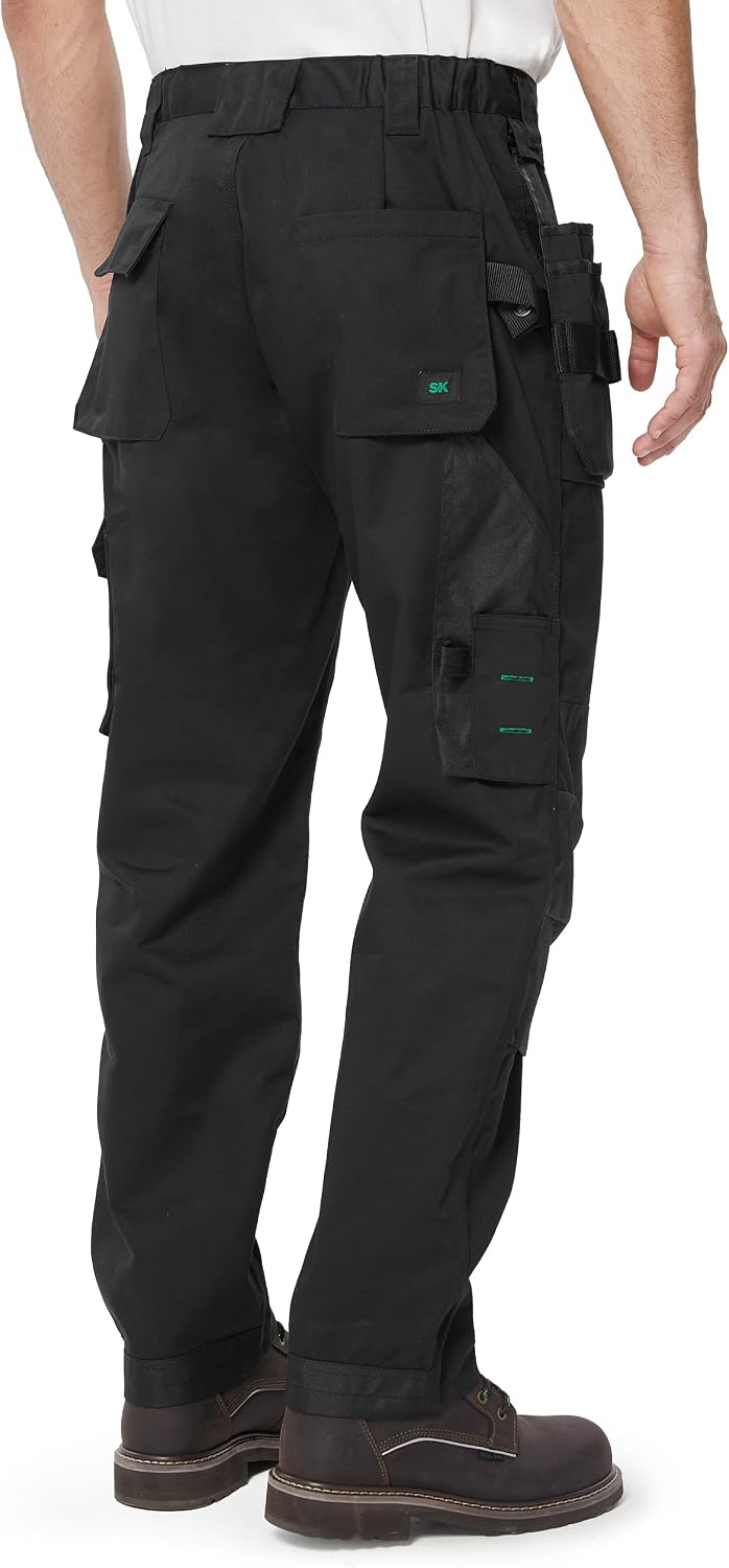 SK Men's Work Pants with Holster Pockets Tactical Pants for Construction
