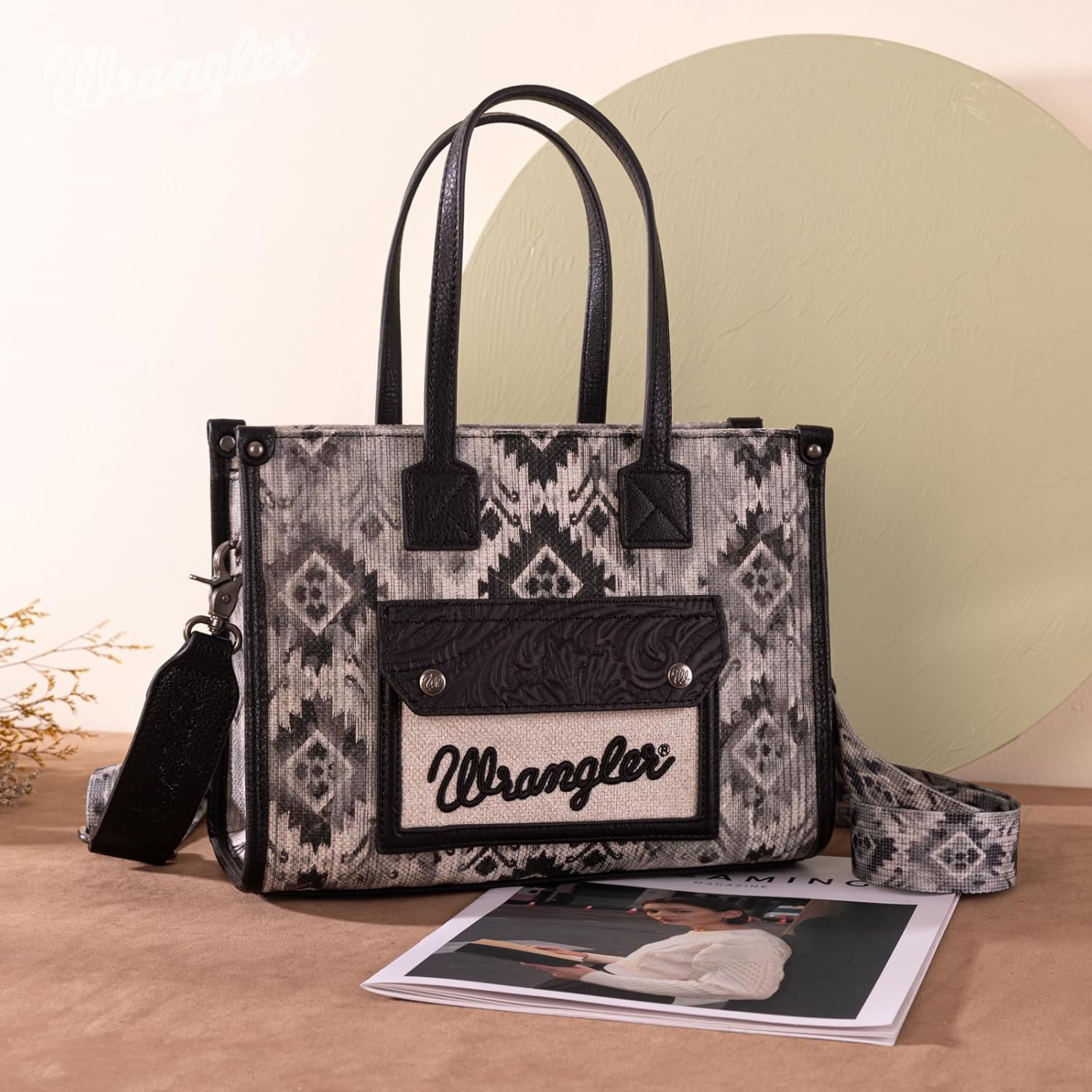 Montana West Wrangler Aztec Tote Bag for Women Western Purses and Handbags - Image 6