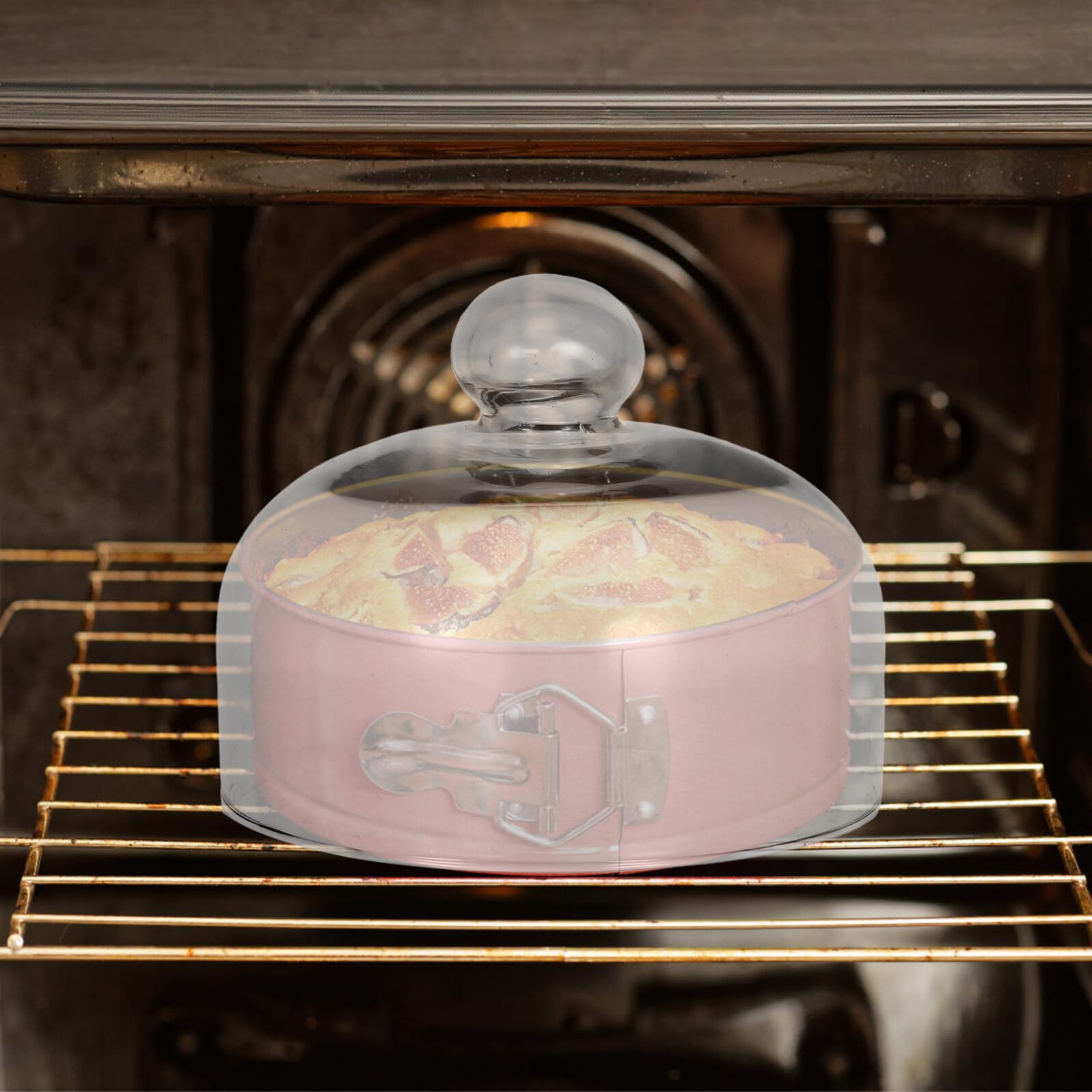 Garneck Tapa de Vidrio para Microondas Resistencia a Altas Temperaturas y Monitoreo Transparente, Cubierta Protectora Antisalpicaduras para Alimentos y Platos en Cocina