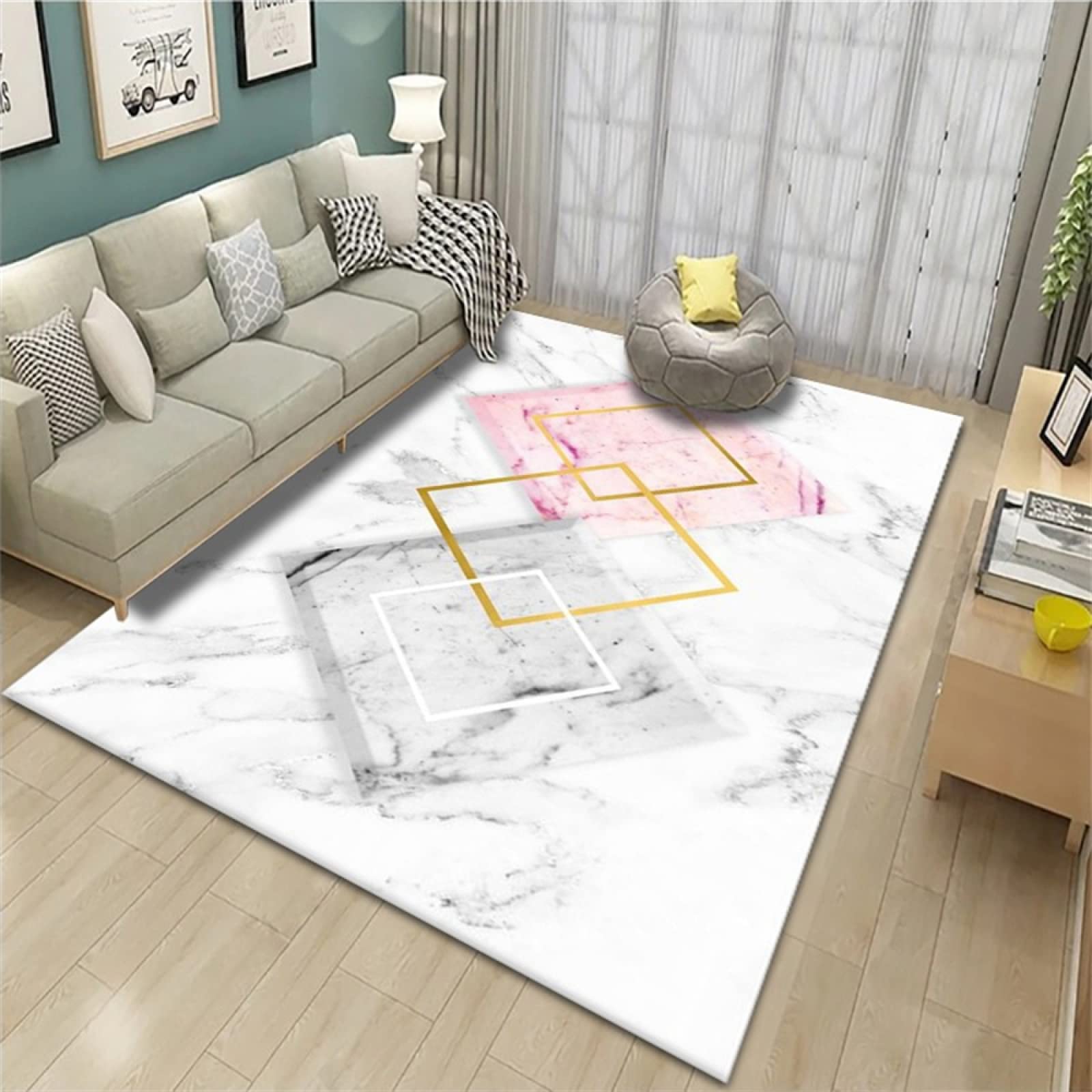 Tapis d'éveil pour bébé lavable 130x190cm anti-poussière pour enfant