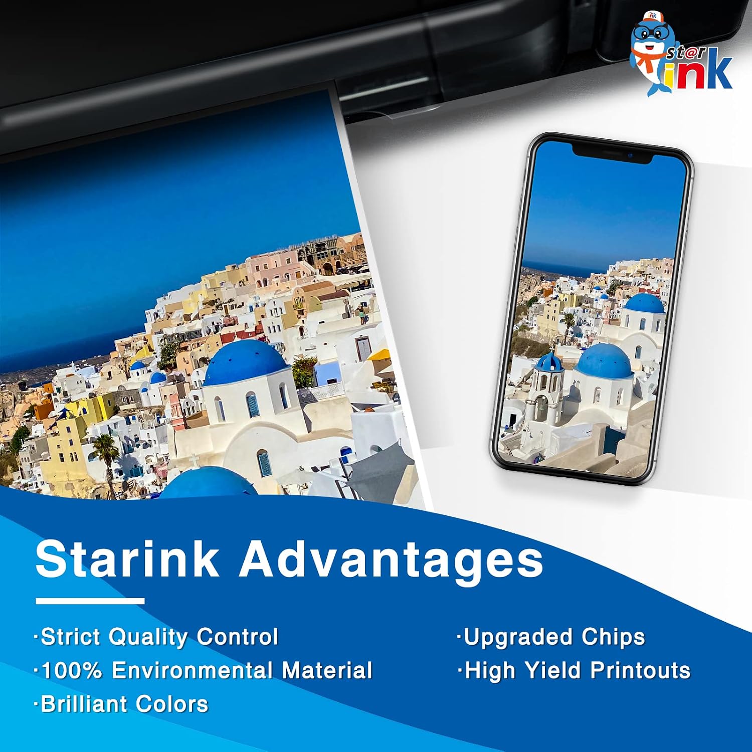 starink Compatible Replacement for HP 972X Ink Cartridges 972A Work with HP PageWide Pro MFP 477dw / 452dw / 552dw / 577dw Printer, 4-Pack(Black/Cyan/Magent/Yellow)