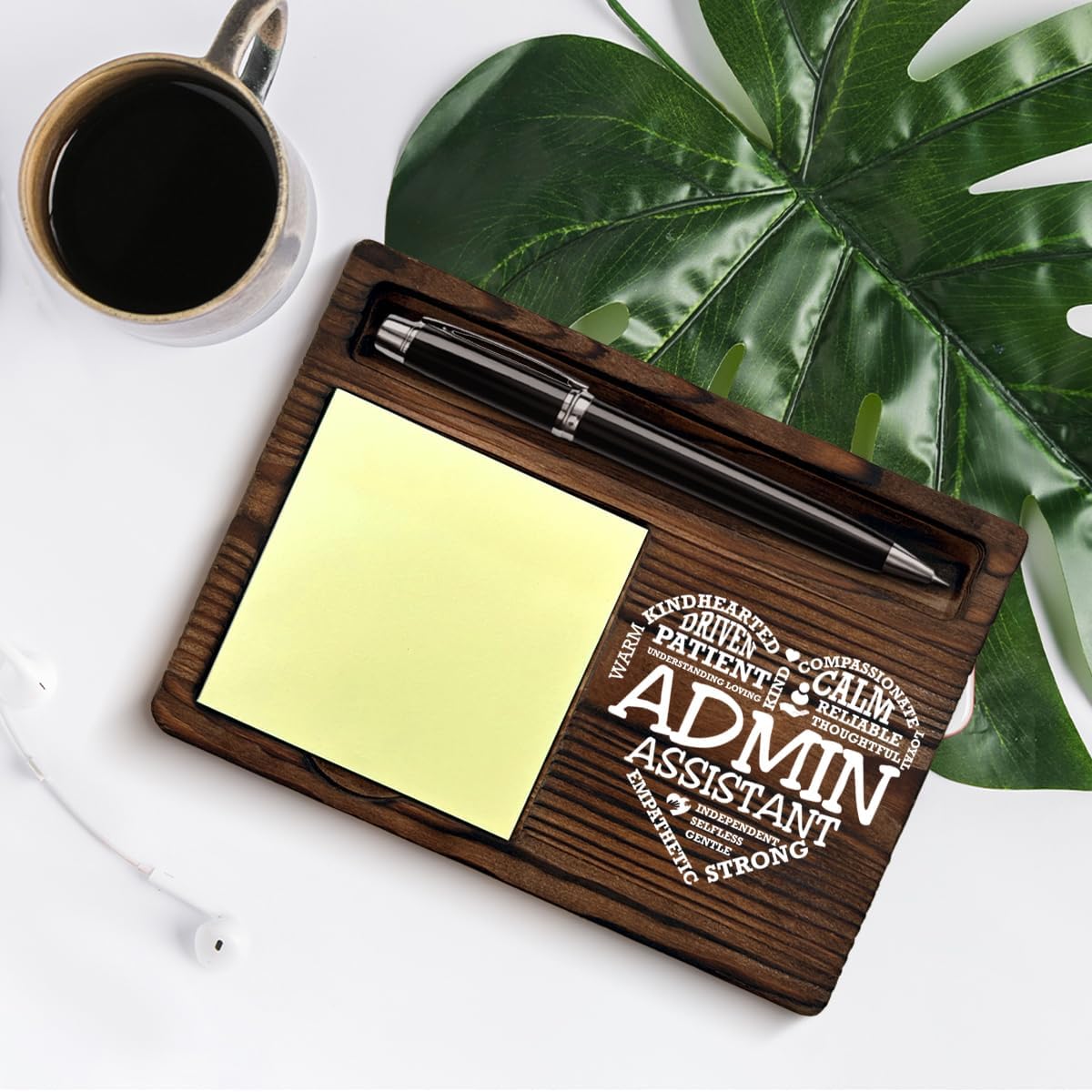 Admin Assistant Sticky Note Holder Gifts for Secretary Administrative Assistant Self-Stick Note Pad Holders Office Decor - Image 5