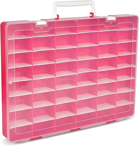 Vista 6 de Vitrina compatible con figuras mini coleccionables de Disney Doorables/para MGA Entertainment Miniverse. Contenedor organizador de almacenamiento