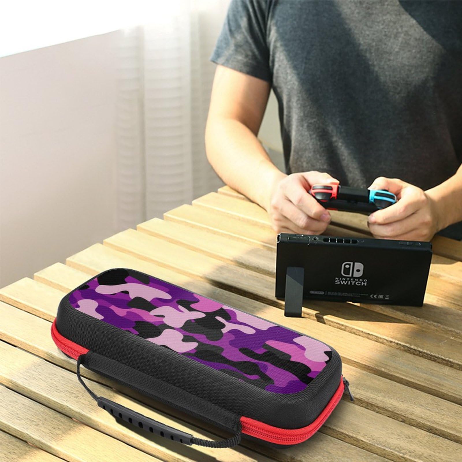 Amazon.co.jp: Switch用ケース ニンテンドースイッチケース 紫色