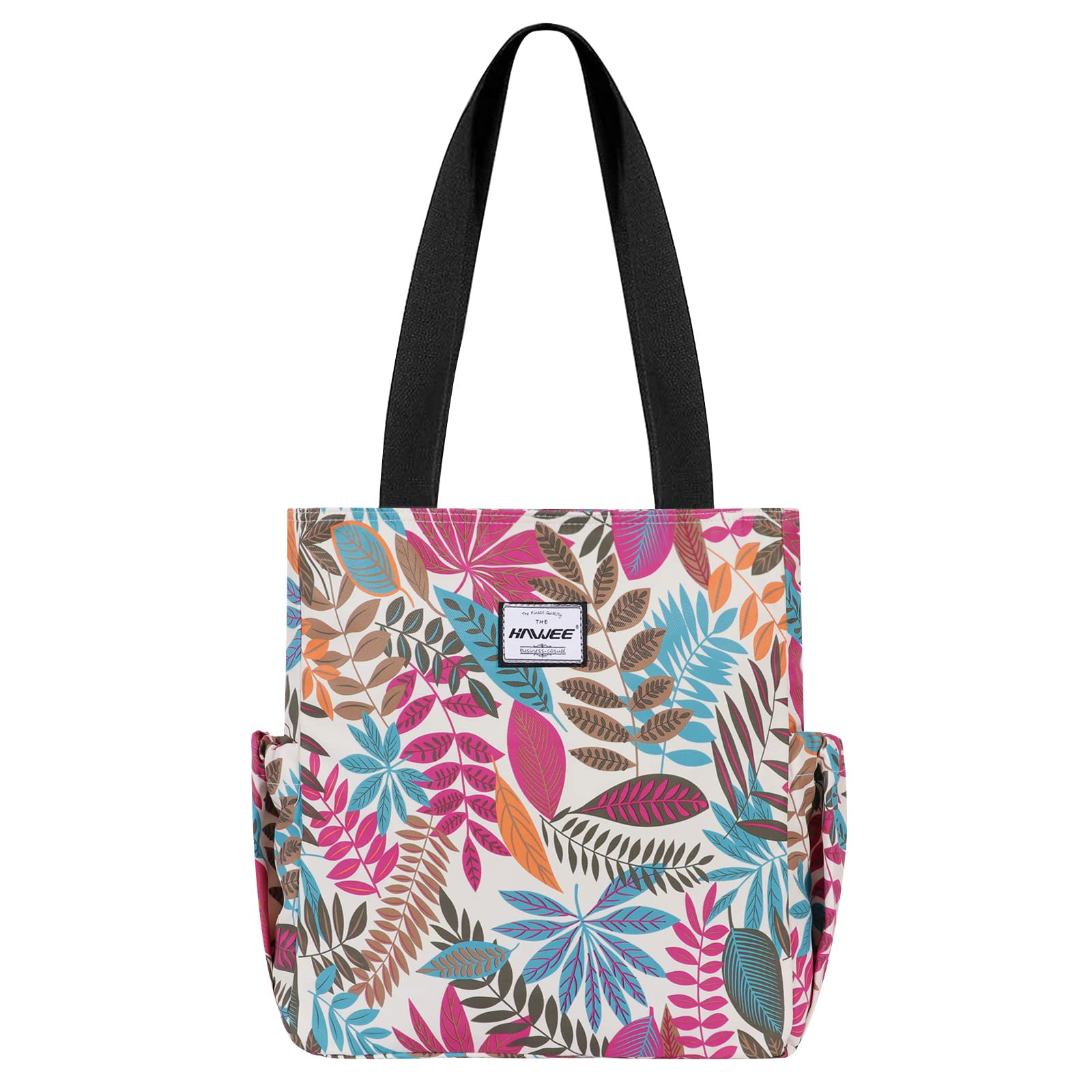 Donna Borsa Tote con Zip Leggera Borsa a Tracolla Casual Borsa a Mano Moda Borsa a Spalla Grande Borsa della Spesa Impermeabile Borsetta per Viaggio Scuola Lavoro Quotidiano Vita Yoga Spiaggia