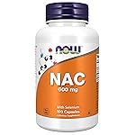 Now Foods, NAC (N-Acetyl Cysteine), 600mg 3 Day Deposit, Food Supplement, 100 Vegan Capsules, Laboratory Tested, Soy Free, Gluten Free, GMO Free