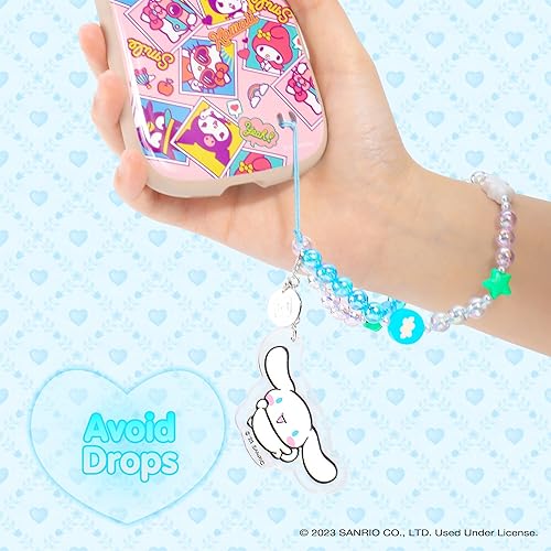 Miniatura 6 de iFace Cinnamoroll - Correa de cuentas + funda de primera clase para iPhone 14 Pro (Hello Kitty y amigos - Seize The Day)