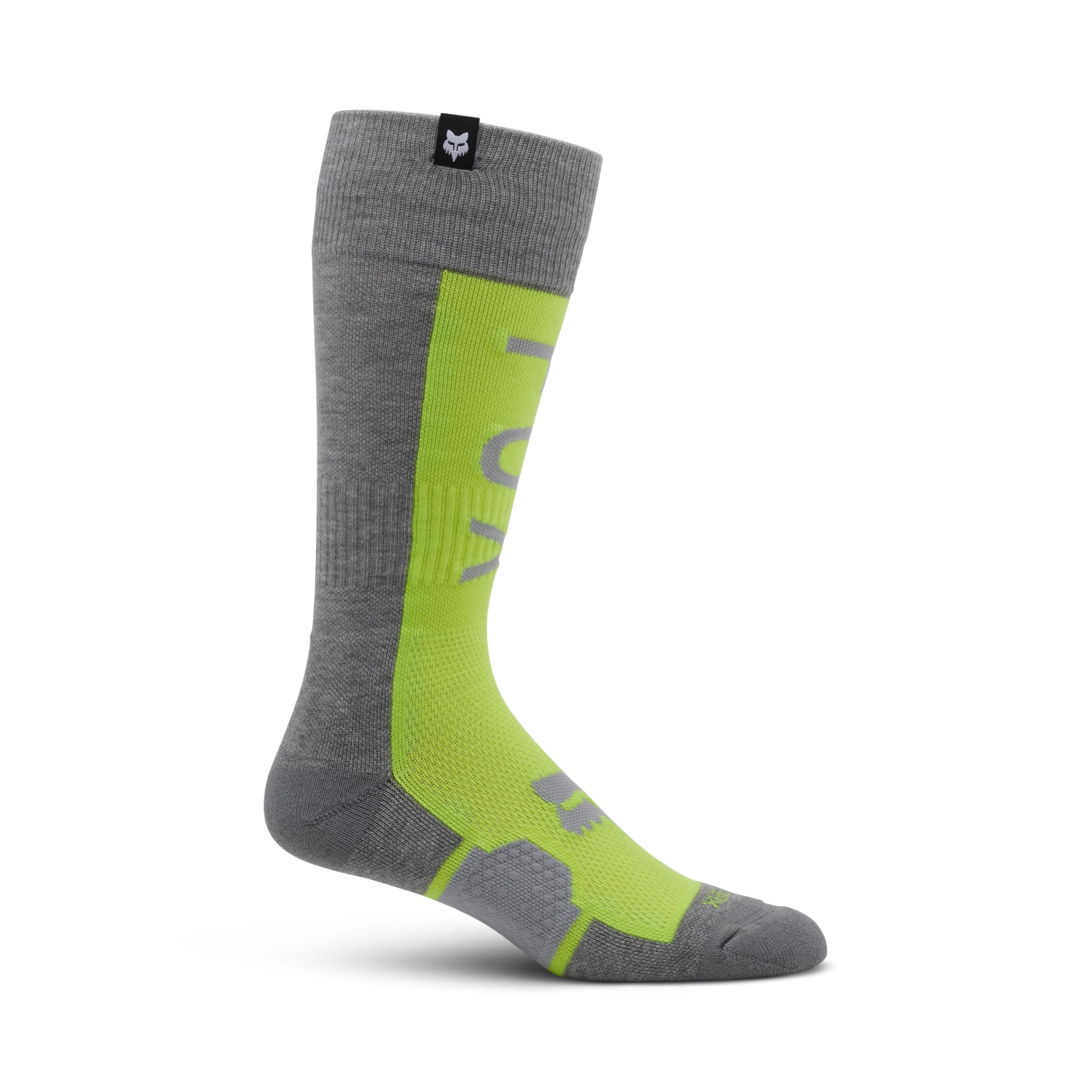 Fox Racing Men's 360 Sock, Grey/Yellow Divider, L