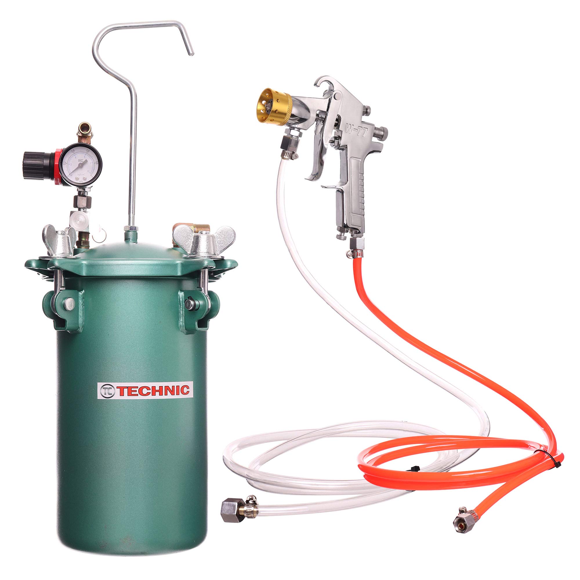 Agregat Malarski 4,5L Pistolet Lakierniczy 2 dysze