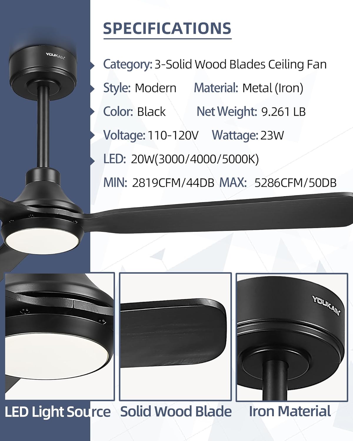 Electrical wiring connections being made for the ceiling fan
