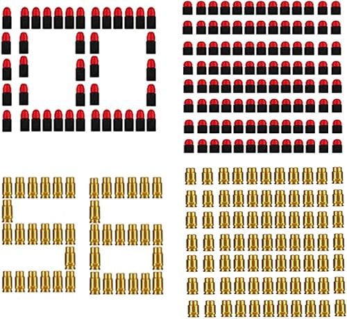 Juguete balas suaves de repuesto de dardos de 100 piezas de balas de seguridad EVA, pistolas de juguete de espuma premium, paquete de munición