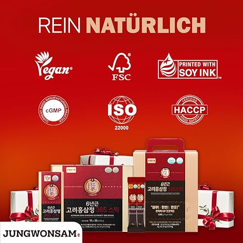 Miniatura 4 de Extracto de ginseng rojo coreano fermentado de 6 años  4 botellas de 7.05 oz  9.6 mg de ginsenósidos por 0.53 oz  Energía, enfoque, fatiga y apoyo