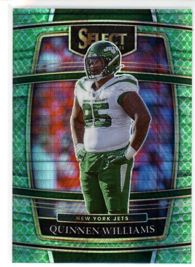 2021 Panini Select Dragon Scale Prizm #27 Quinnen Williams New York Jets Concourse NFL Football Card /89 NM-MT