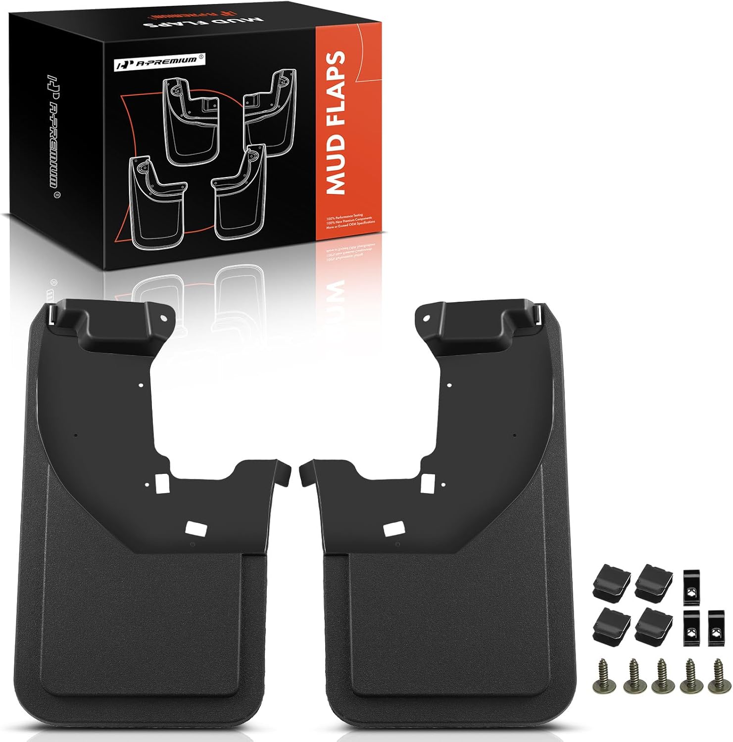 A-Premium Set of 2-PC Rear Left & Right Mud Flaps Splash Guards Compatible with Ford Bronco 2021-2024 (Not fit Bronco Sport) Mudguards Mudflaps, with Hardware Accessories A-Premium Set of 2-PC Rear Left & Right Mud Flaps Splash Guards Compatible with Ford Bronco 2021-2024 (Not fit Bronco Sport) Mudguards Mudflaps, with Hardware Accessories