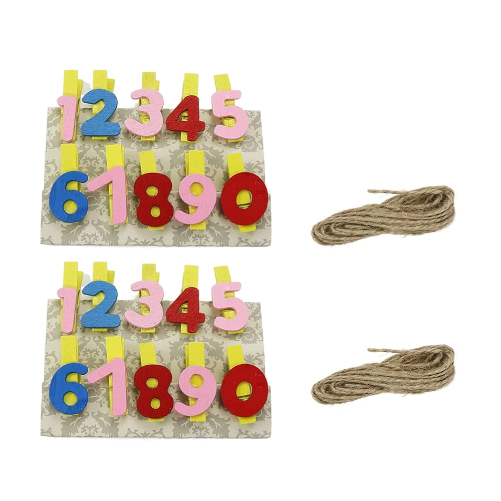 (o^^o)① Amazon.com: Savagrow 20 Counts Mini Wooden Clothespins