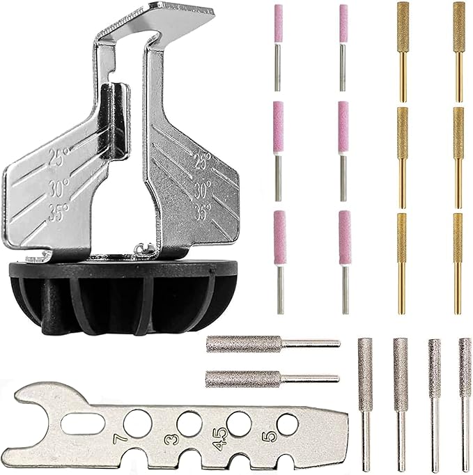 Chainsaw Sharpening Attachment Kit 20 Pcs Chain Saw Blade