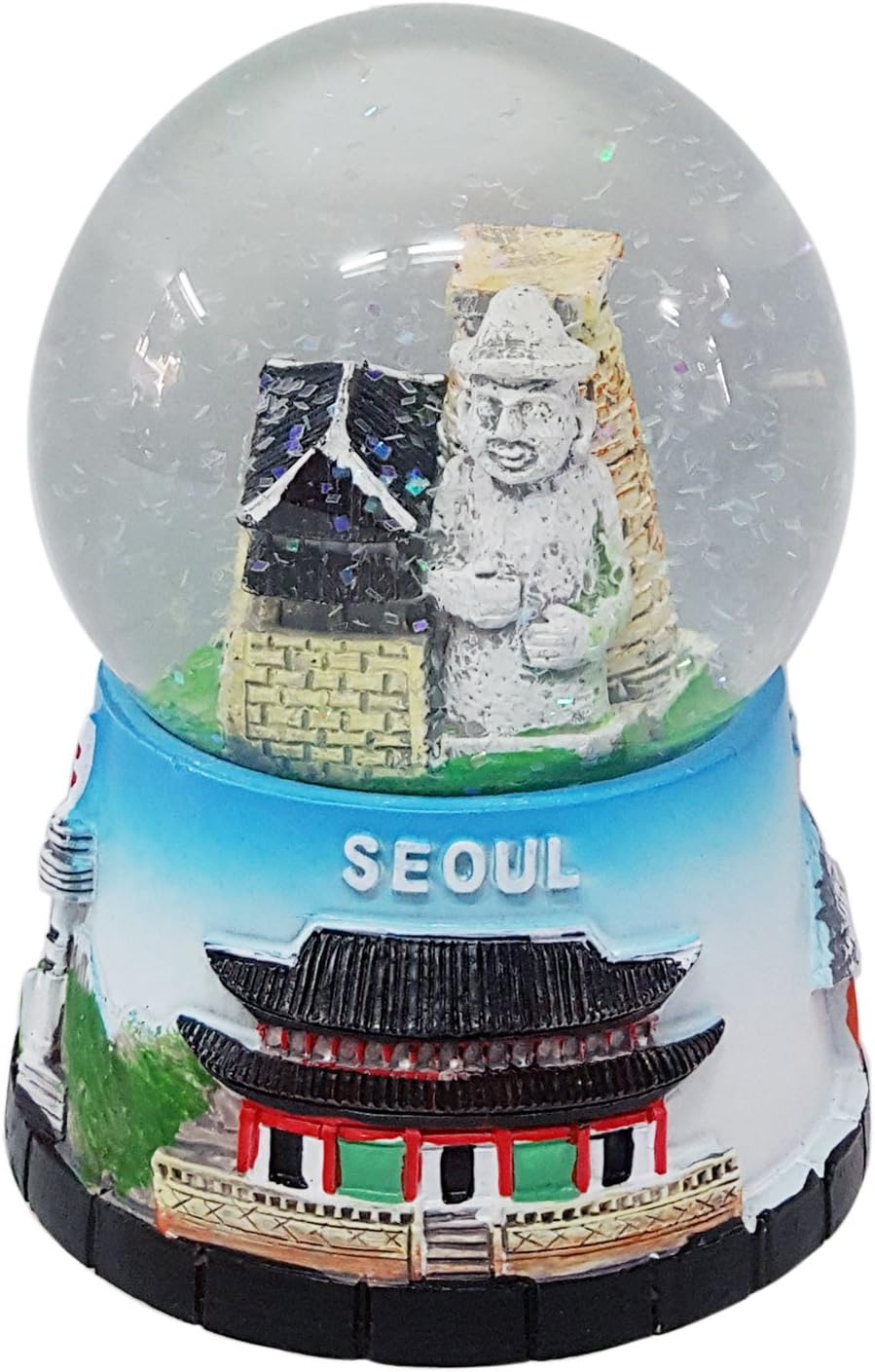 Korea City Snow Globe Medium Size Seoul Jeju Kyeongju Landmark