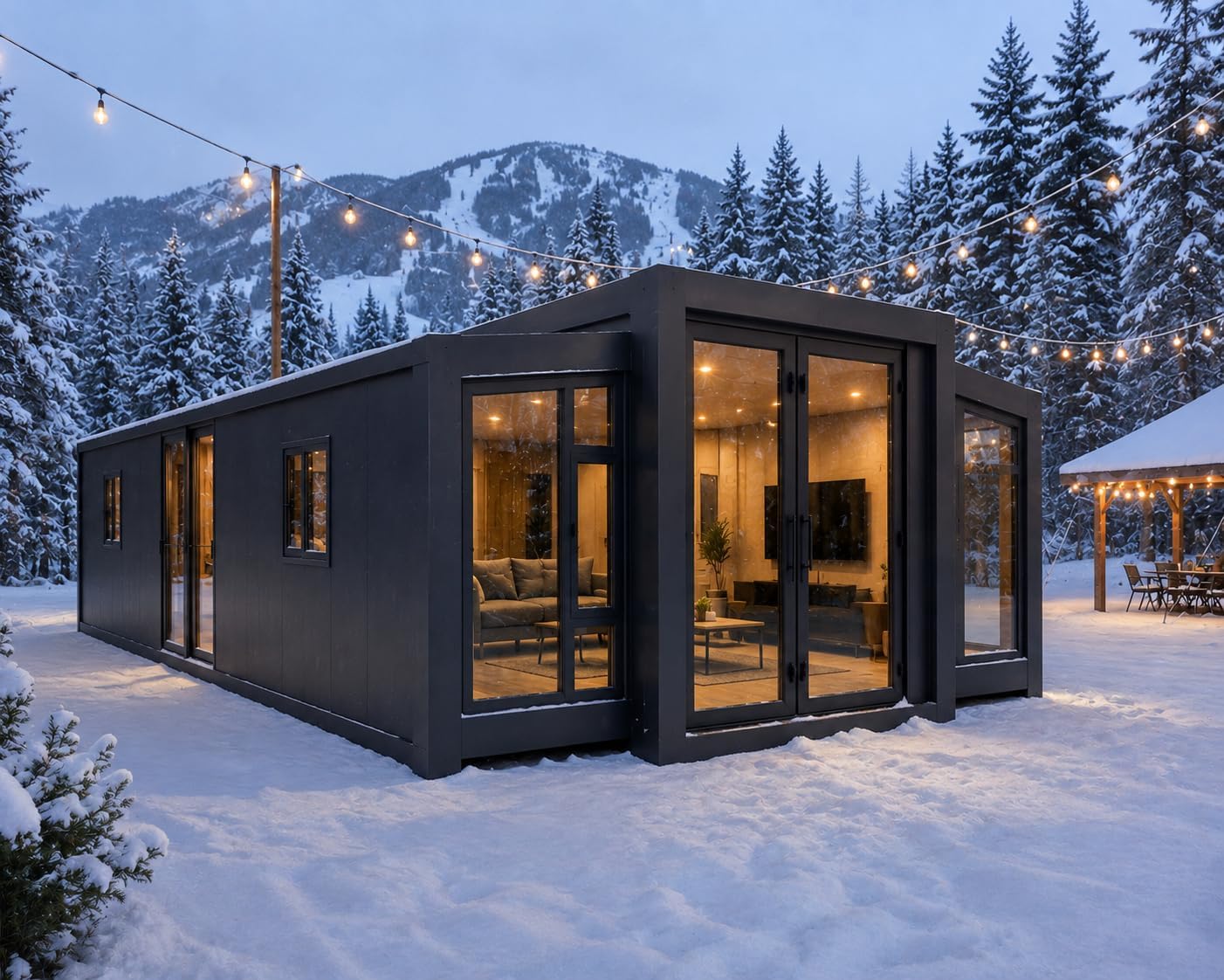 20ft Portable Expandable Modular Container – Prefabricated Steel Shell | Heavy-Duty Outdoor Structure | Versatile Use — Zaynora Luxury Marketplace
