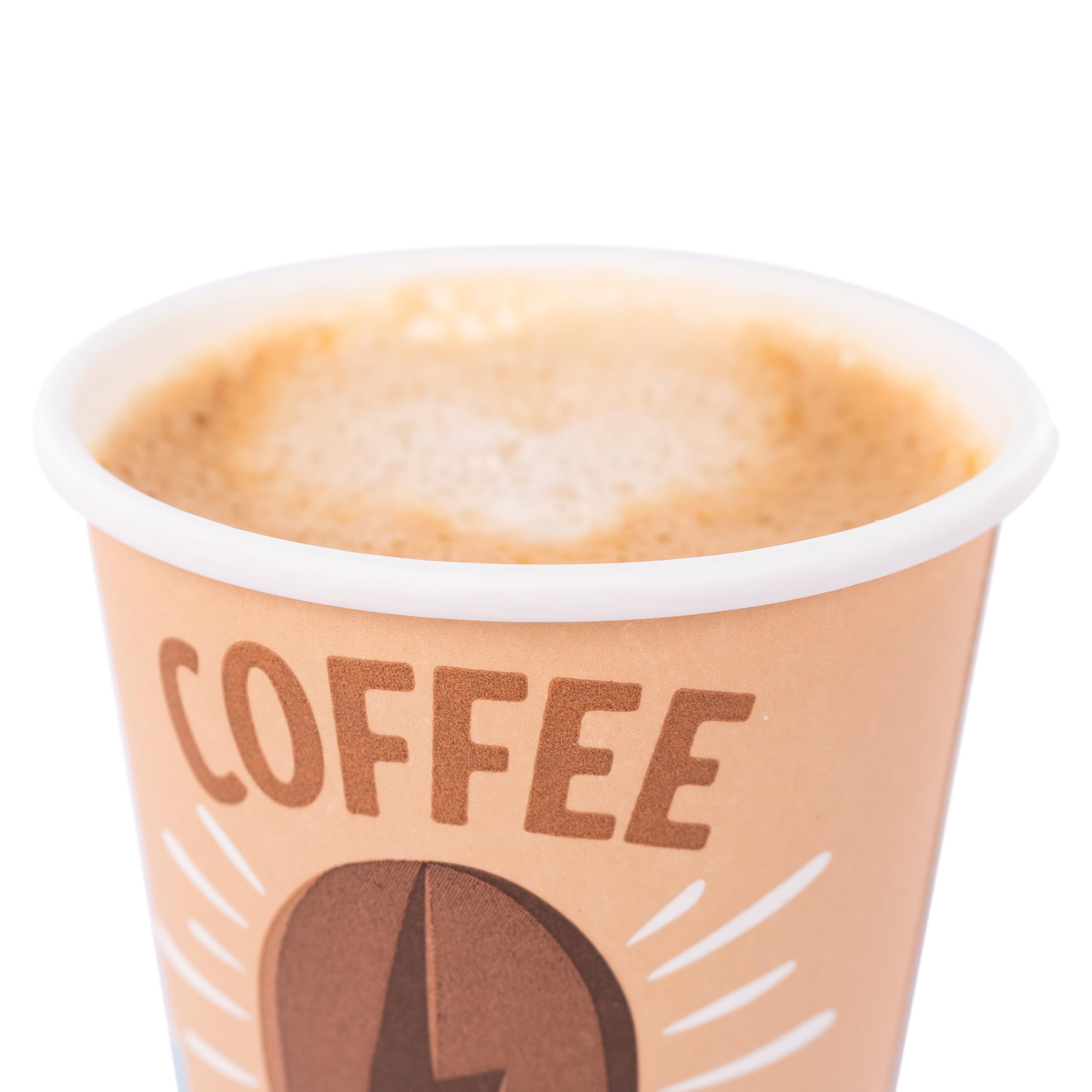 HEKU Espresso Pappbecher 50 Stück - 0,11 Liter To-Go Becher Mit PE-Beschichtung