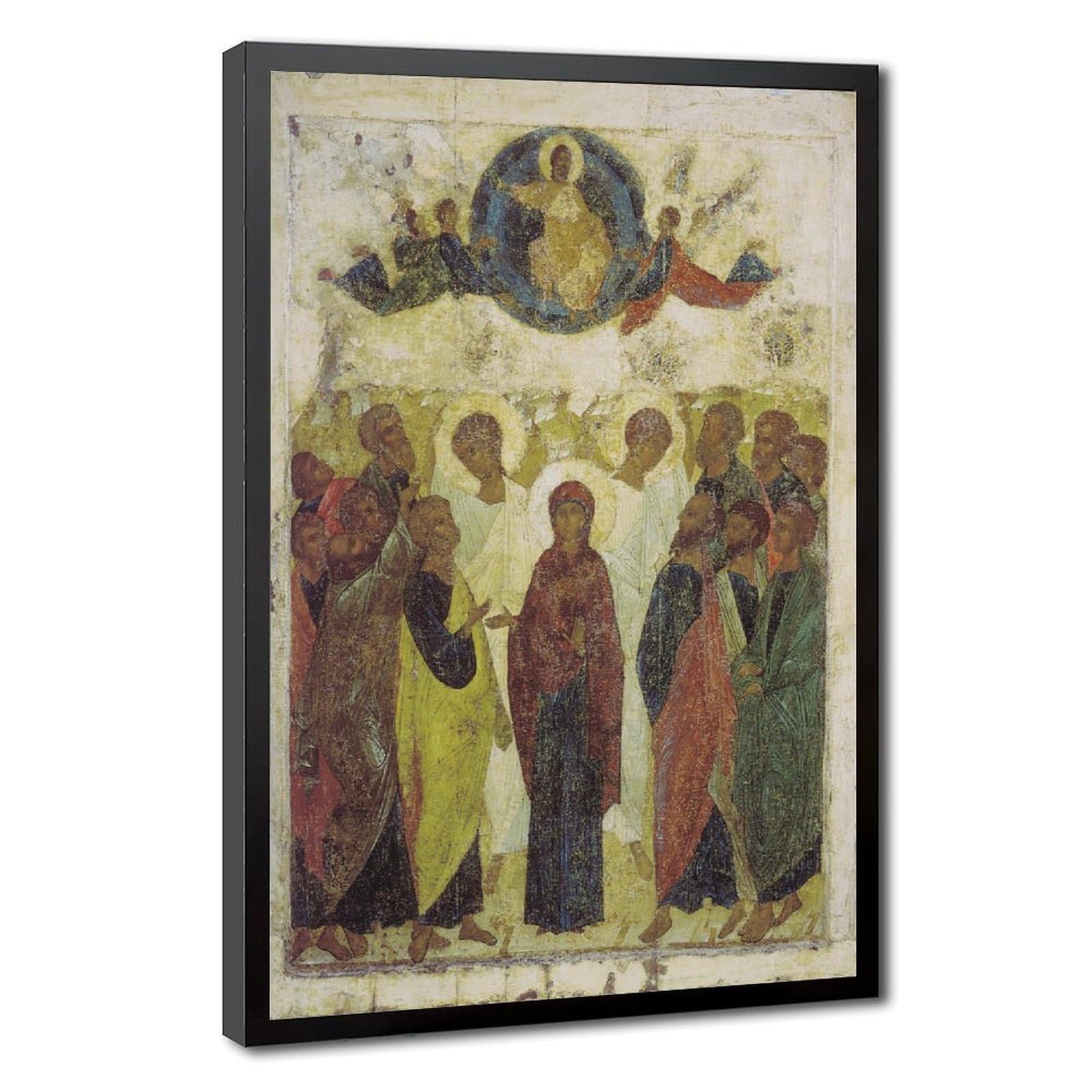 Impression sur toile Ascension de Jésus d'Andrei Rublev 20x30 cm - 8
