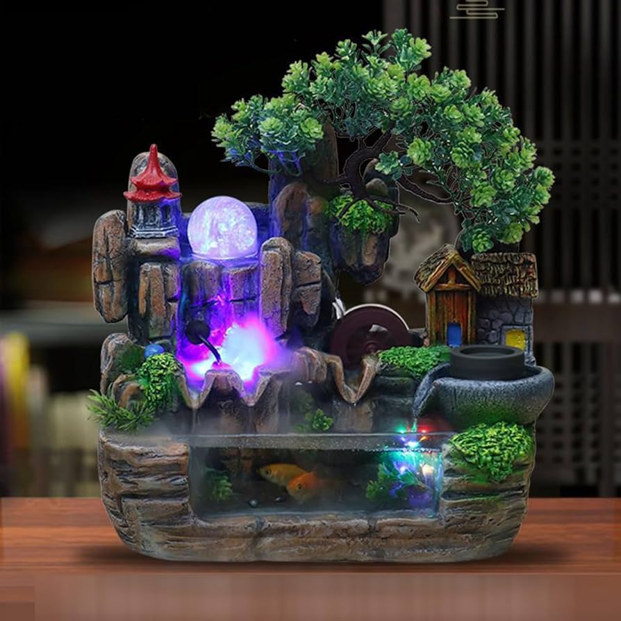 卓上噴水 デスクトップファウンテン クリエイティブ ローソク足 卓上噴水 デスクトップファウンテン クリエイティブ ローソク足