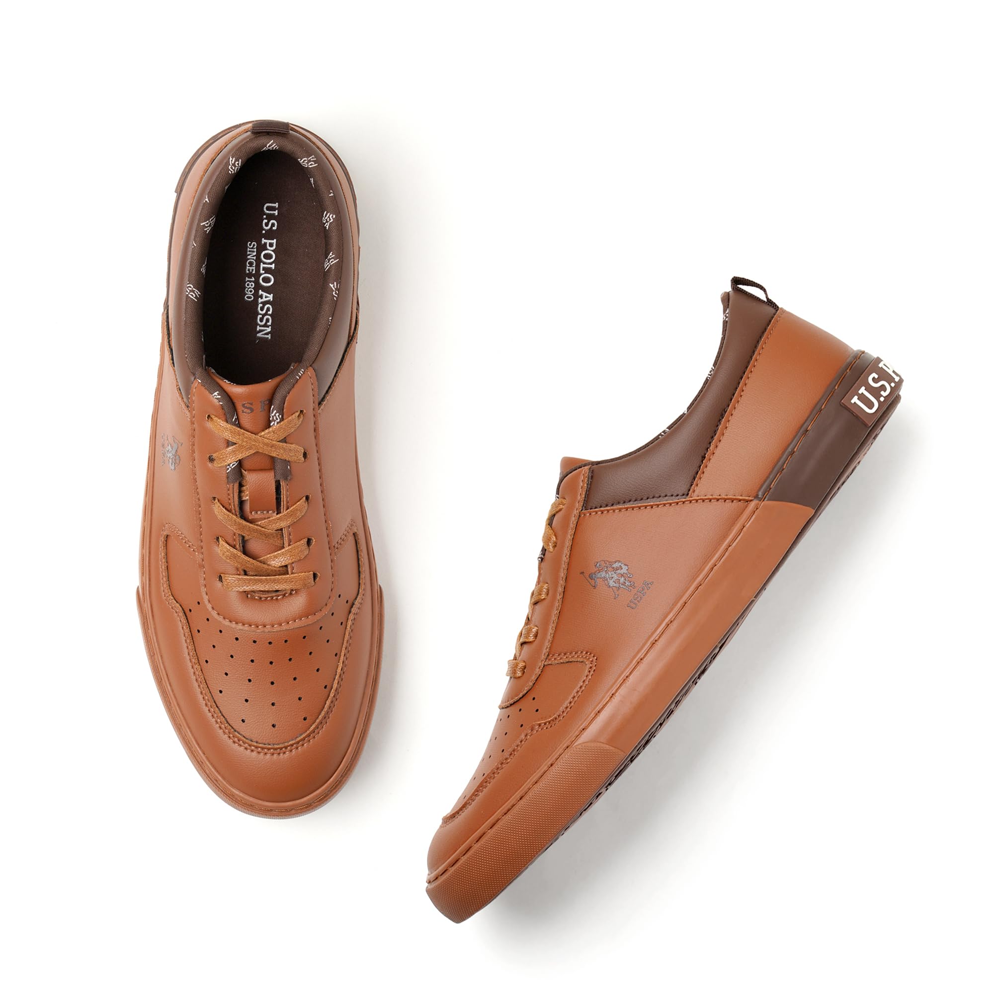 U.S. Polo Assn. Mens Clanal Tan Sneaker - 7 UK (2FD23558K06) (B0CN93ZXBC) Amazon Price History, Amazon Price Tracker
