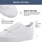 Firelli Femmes Dentelle Haut Platform Chaussures Casual Mode espadrilles Confortables Chaussures de marche