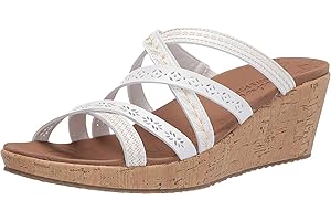 Womens Beverlee Tiger Posse White Sandals Size 5