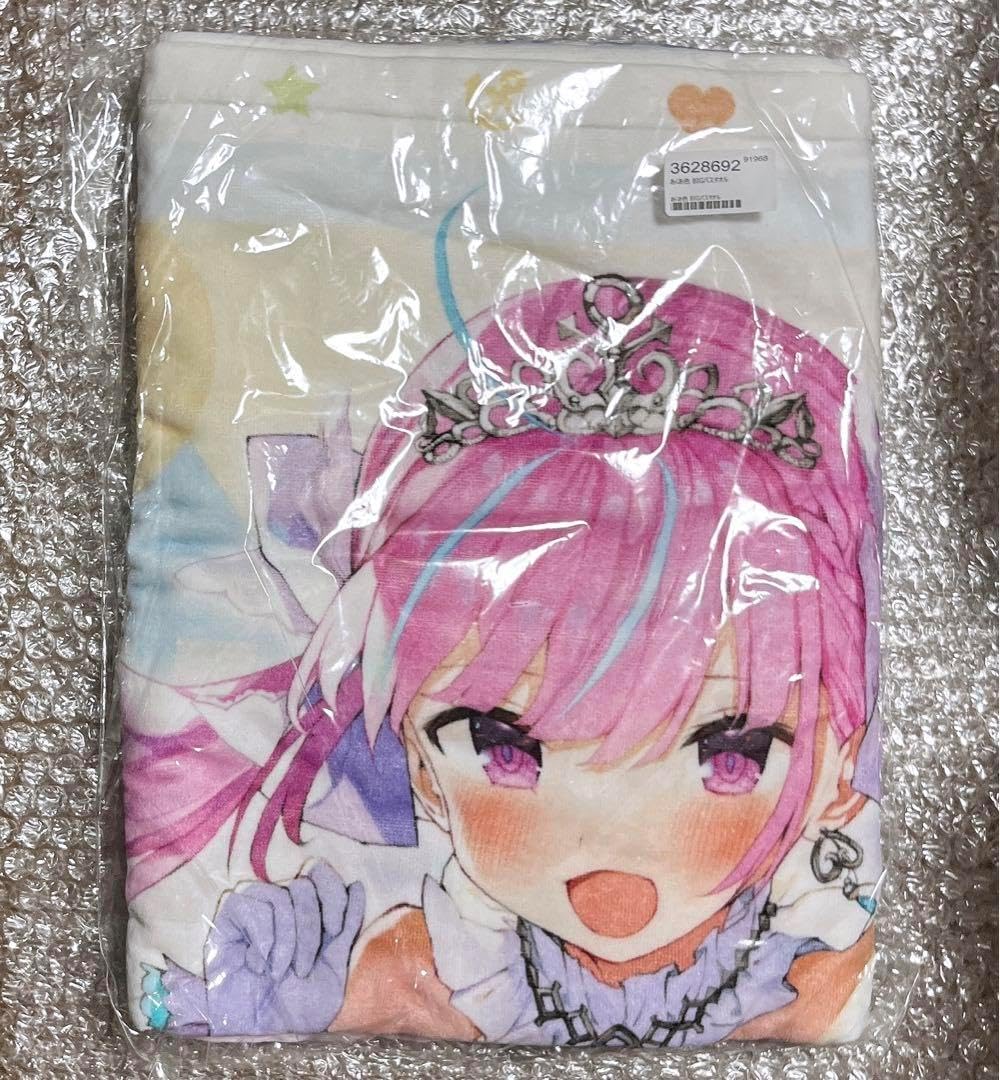 湊あくあ 湊あくあ BIGバスタオル あくあ色すーぱーどりーむ