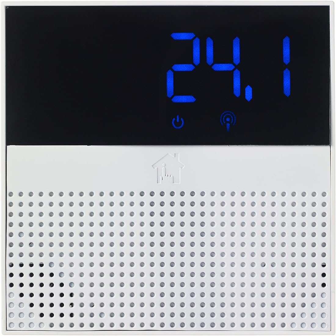 MiHome MIHO069 Smart Thermostat, White, 14cm Square