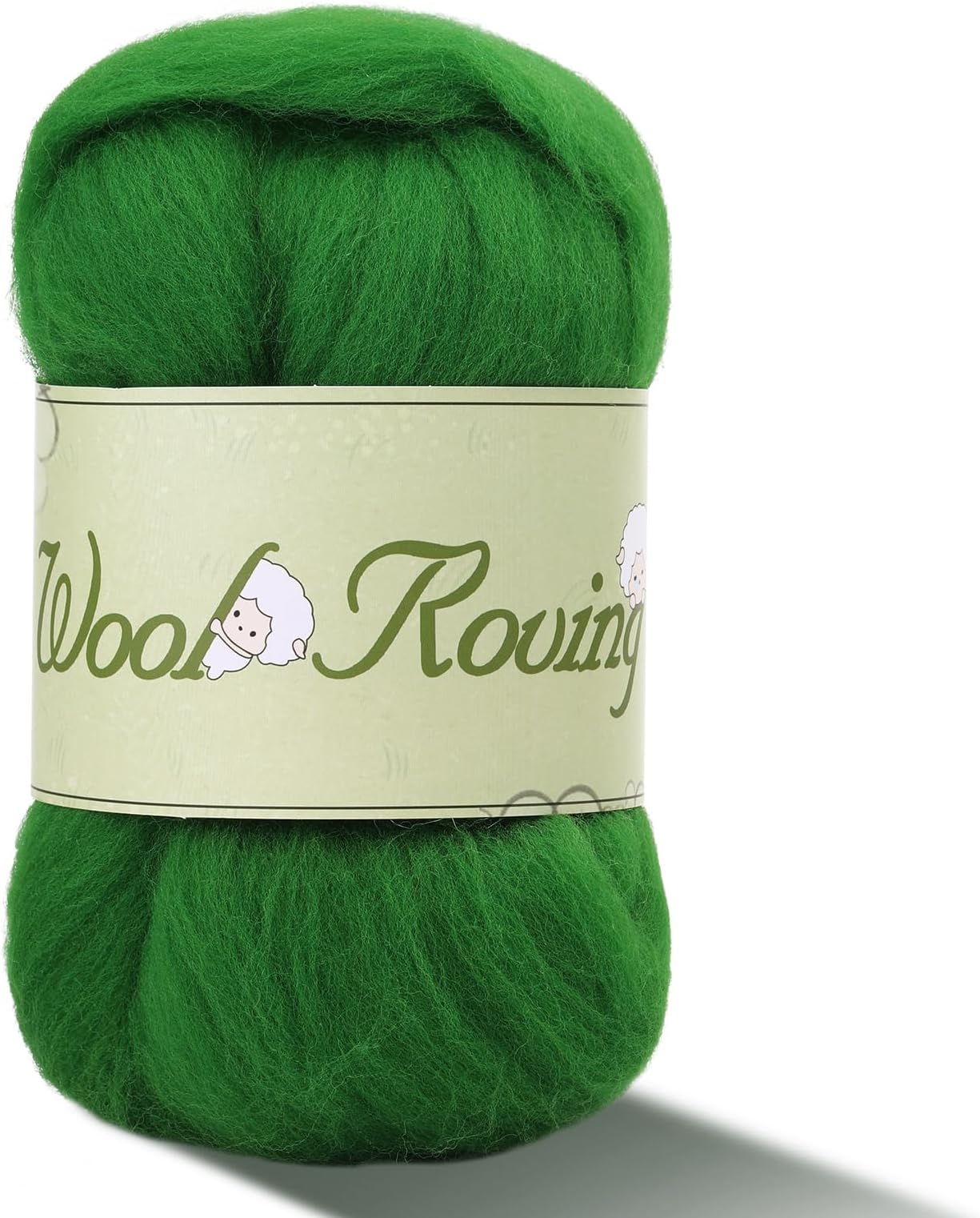 Wool Roving Yarn, 1.76oz Colored Natural Wool roving,Wool