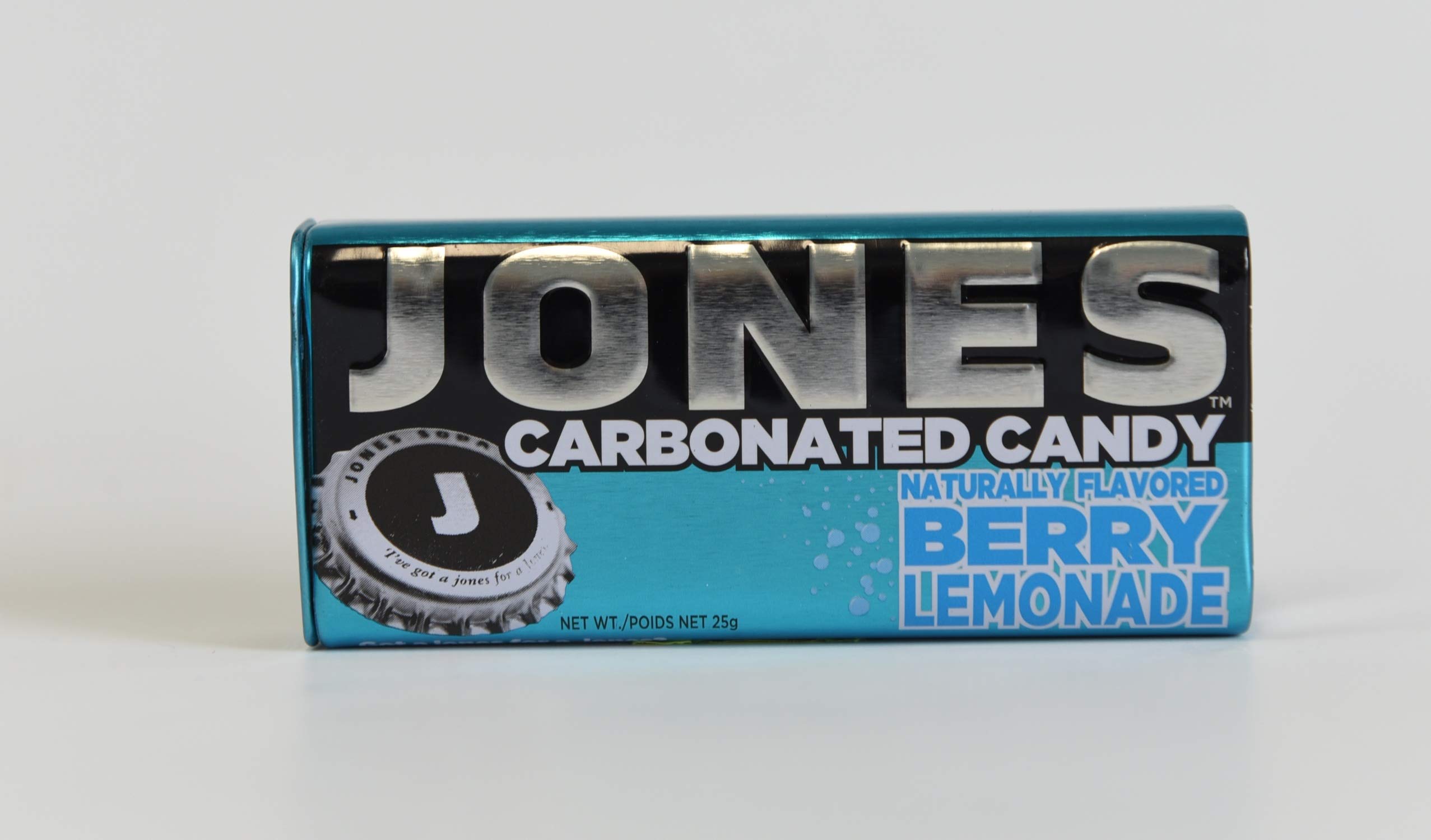 JONES Soda Carbonated Candy, Berry Lemonade, Pack of 8