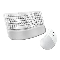 Logitech Wave Keys e Lift - Kit ergonomico - Tastiera wireless con supporto per i