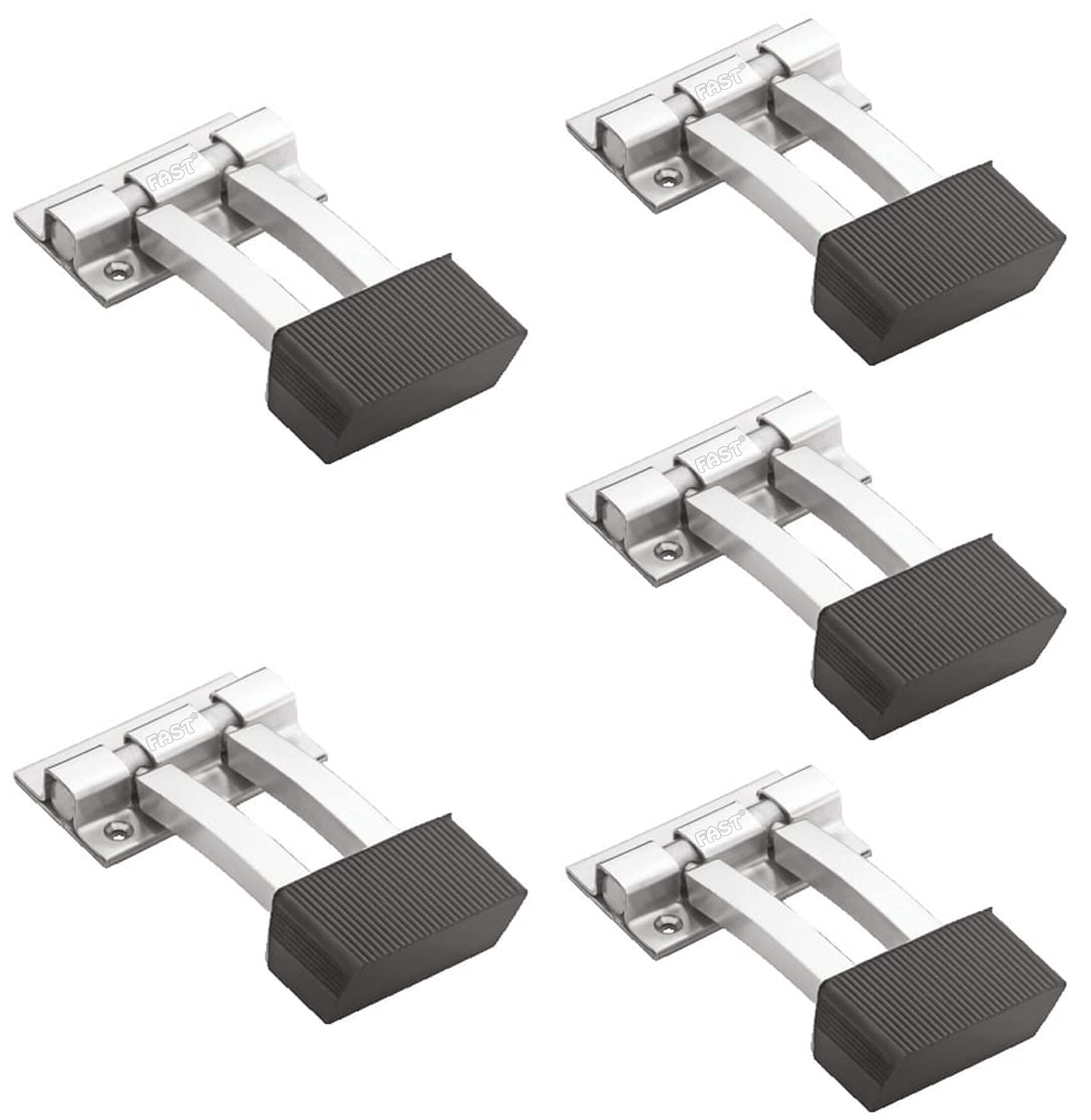 FAST DSS02 SS Stainless Steel 4 Inch Heavy Square Door Stopper to Stop Door for Home and Office 5PCS (B096MSLF78) Amazon Price History, Amazon Price Tracker