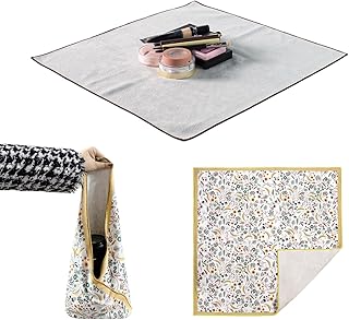 Self-Adhesive Makeup Bag Magic Cloth Lazy Cosmetic Bag Travel Toiletry Bag Multi-purpose DIY Pouch Camera Lens Wrap Protective Sleeve for Beauty Essentials Electronics Laptop