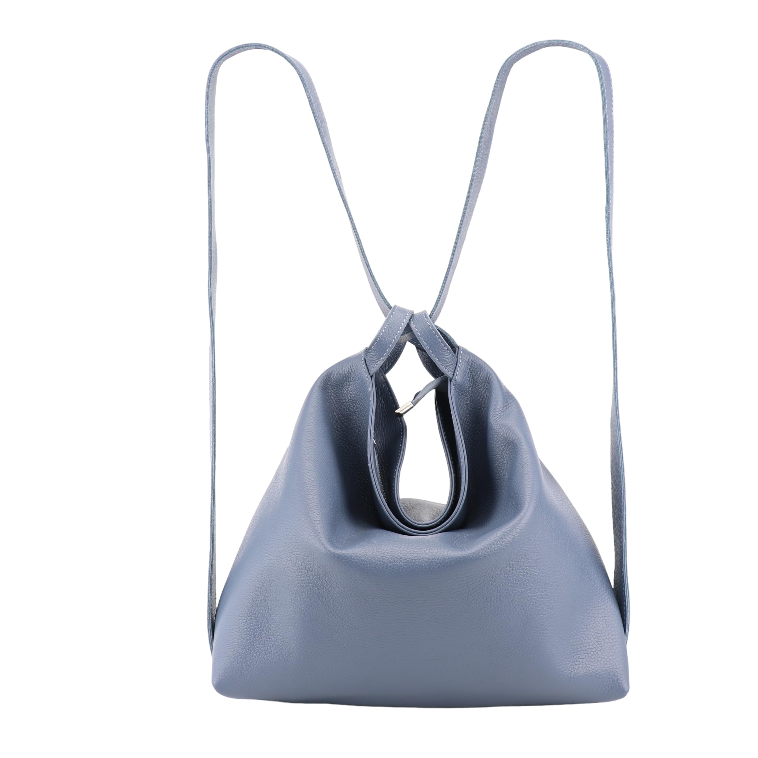 SH Leder Zaino 2 in 1 da donna DayPack in vera pelle grana (larghezza 37 cm x altezza 35 cm) Rica G699