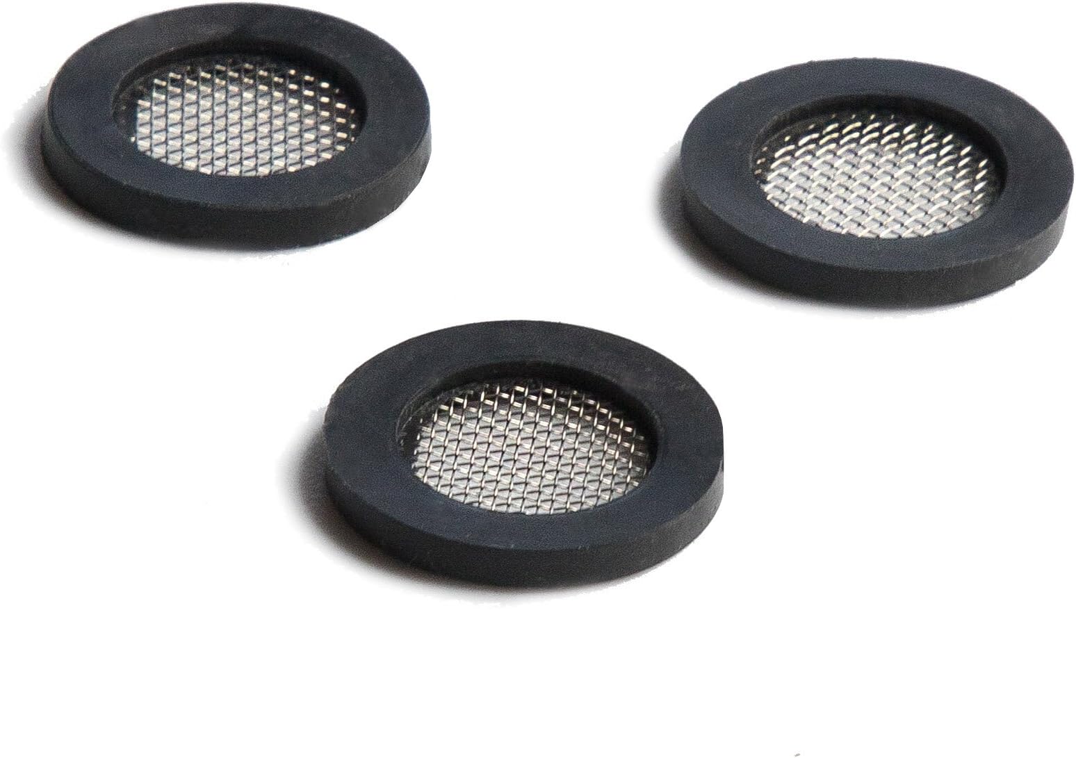 Shower Head Gasket - Rubber Washer - Creates A Seal to Prevent Leakage - with Wire Mesh Middle, Fits Universal Pipe (3 Pack) by Barclays Buys