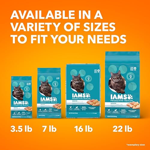 Vista 24 de Iams Proactive Health Adult Indoor Weight & Hairball Control Comida seca para gatos