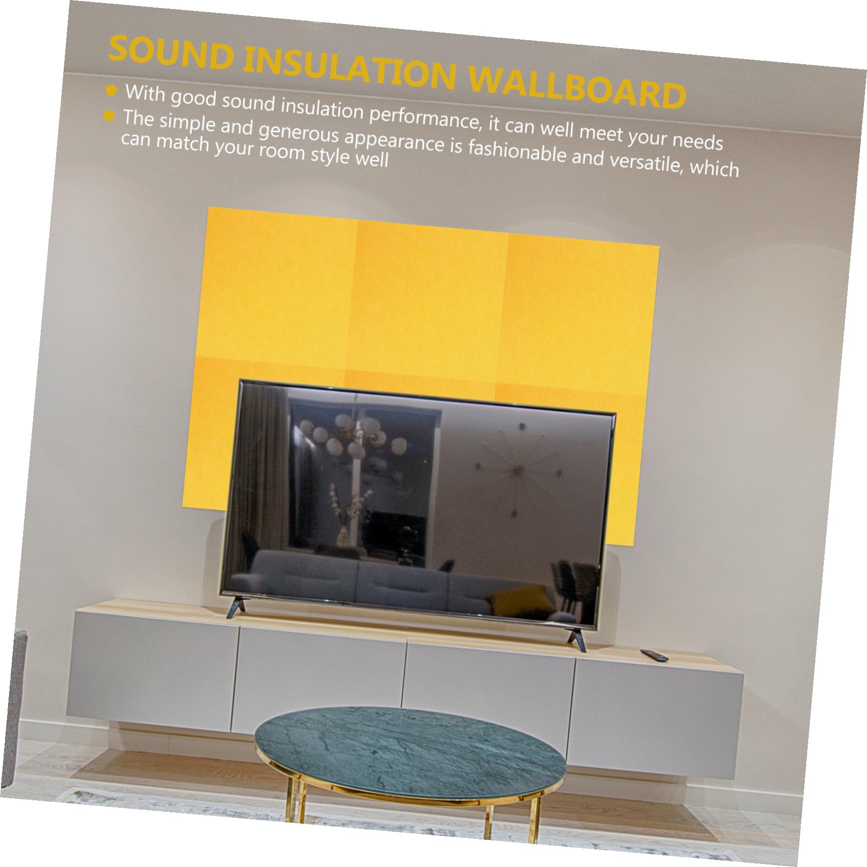 BETOOKY 5 Pezzi Pannelli Fonoassorbenti in Feltro per Parete, Isolamento Acustico per Ufficio e Sala Musica, Pannelli Decorativi Resistenti e Facili da Installare, Riduzione Eco