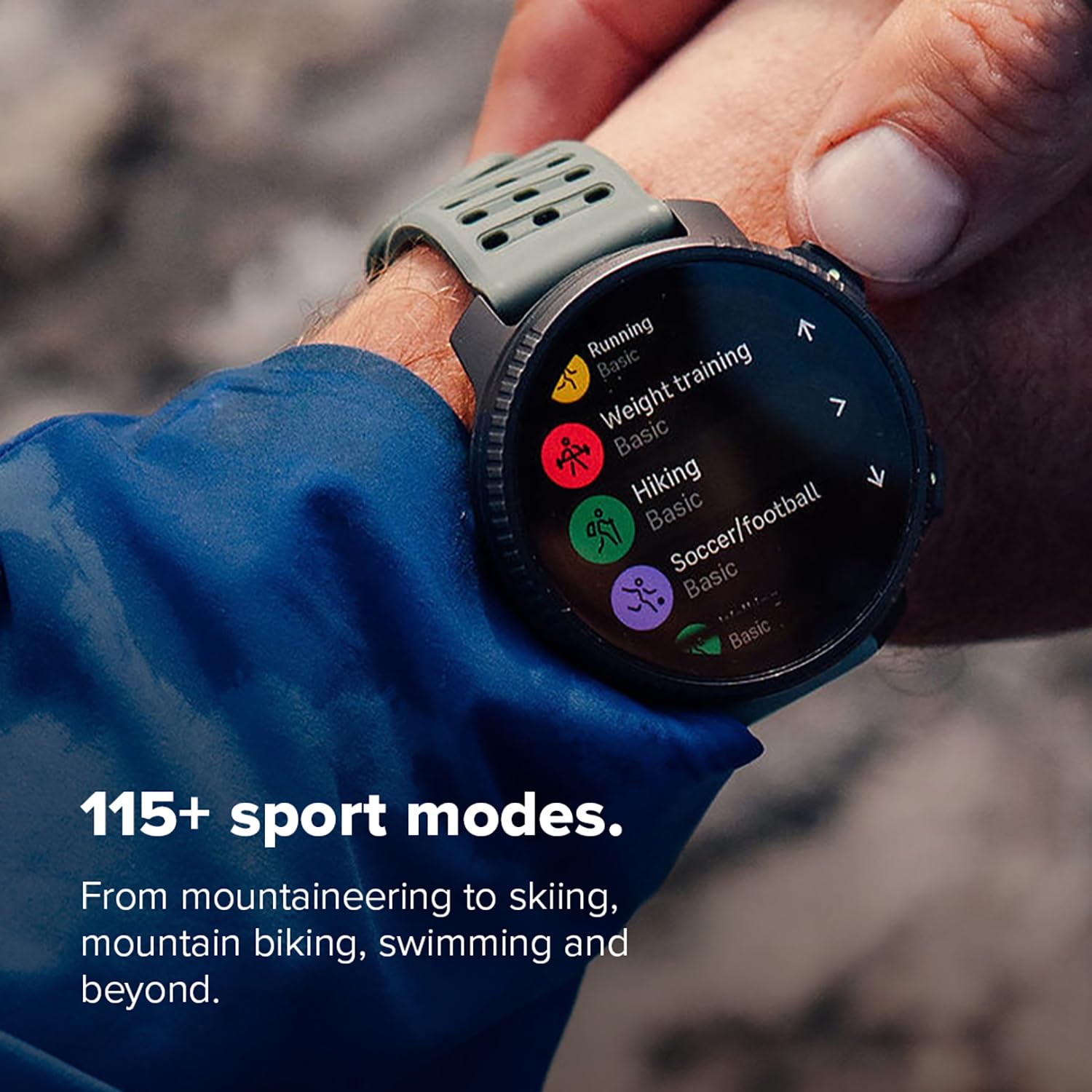 SUUNTO Vertical 2 GPS Sport Watch, Bright 1.5” AMOLED Touchscreen, LED Flashlight, 20-Day Battery Life, Offline Maps, Training Metrics & Recovery Insights, Dual-GNSS, 115+ Sport Modes, Black